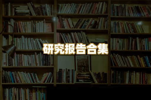 研究报告合集